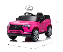 MILLY MALLY 6942 Akumuliatorinis automobilis Lexus GX550 rožinis