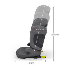 KINDERKRAFT Automobilinė kėdutė XPAND 2 Pro i-Size 100-150 cm Rocket grey