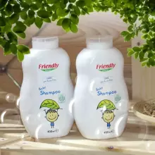 Friendly Organic Shampoo  Art.287532 Organinis kūdikių plaukų ir kūno prausimosi gelis, 400 ml.