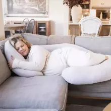 La Bebe™ Maternity Pillow Cotton Sì -Duo Art. 5-170 Wild Life. Multifunctional maternity pillow with memory foam filling