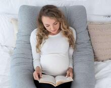 La Bebe™ Cushy Maternity Pillow Art. 5-170 Wild Life. Multifunctional Pregnancy Pillow (U-Shaped), Polyester Fiber Filling, 155×80 cm