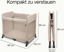 Bugaboo Stardust 2-in-1 Art.287808 Midnight Black Современный детский манеж