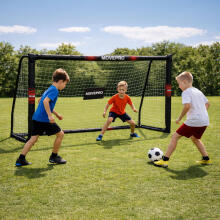 Futbolo vartai su tinklu 240x160x85 cm MOVEPRO