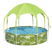 Vaikų rėminis baseinas su stogu 244x51 cm Bestway 56432