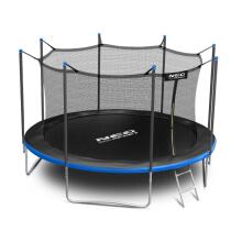 15ft/465cm Garden Trampoline with Safety Net and Ladder Neo-Sport