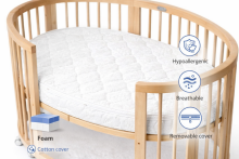 La Bebe™ Smart Bed Art.288273 Vaikiškas putų čiužinys 72x120x5 cm (Suderinamas su „Ingvart“)
