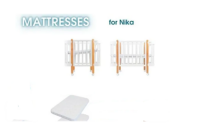 La Bebe™ Nika Bed Art.288287 Children's foam mattress 60x95x5cm (Compatible with Ingvart)