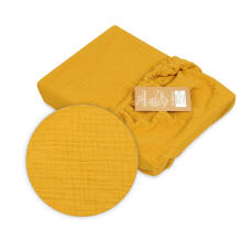 Cover to changing pad - TB0468/06  - MUSLIN - MUSTARD -  size 50x70/80 cm