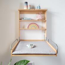 Roba Style Wall Changing Shelf  Art.288484 Taupe persirengimo stalas (montuojamas ant sienos)