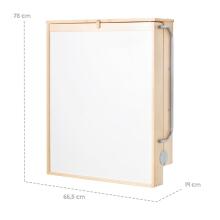 Roba Style Wall Changing Shelf  Art.288485 White persirengimo stalas (montuojamas ant sienos)