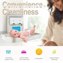 Kidsworld Removable Changing Table  Art.288488 White persirengimo stalas (montuojamas ant sienos)