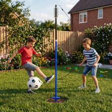 Tetherball futbolo treniruoklis su lynu, stulpelis su spyruokle, kamuolys, pompa MOVEPRO