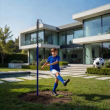 Tetherball futbolo treniruoklis su lynu, stulpelis su spyruokle, kamuolys, pompa MOVEPRO