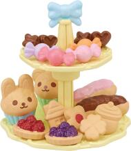 Sylvanian Coffee and Cake Set Art.5742 Kavos ir pyrago rinkinys – lėlių namelio baldai
