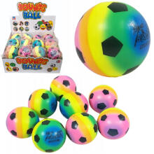 I-Toys Rainbow Soccer Ball Art.289024  Pripučiamas kamuolys - 7 cm