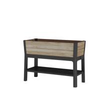 Flower pot Deco Elevated Garden Bed 48L Walnut