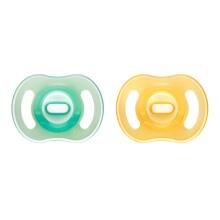 TOMMEE TIPPEE silikoniniai čiulptukai NIGHT GLOW ULTRALIGHT, 0-6 mėn., 2 vnt., 433804