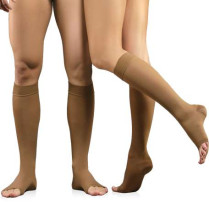 Tonus Elast Art.0408 Medicininės elastinės kompresinės kojinės be pirštų dalies, universalios (18-21mmHg)