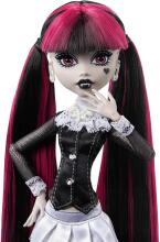 Monster High Reel Drama – Drakulaura nespalvota kolekcinė lėlė su plakatu