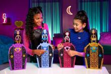 Monster High Skulltimate Secrets – Monster Mysteries Drakulaura spintos rinkinys (19+ staigmenų)