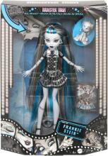 Monster High Reel Drama – Franki Stein nespalvota kolekcinė lėlė su plakatu