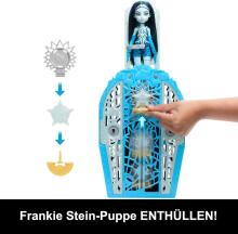 Monster High Skulltimate Secrets – Hauntlywood Mysteries Franki Stein spintos rinkinys (19+ staigmenų)
