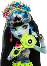 Monster High Franki Stein lėlė – festivalio įvaizdis su aksesuarais