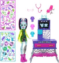 Monster High Make-A-Monster Pet Lab – Franki Stein rinkinys su 30+ aksesuarų