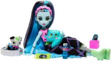 Monster High Creepover Party – Franki Stein pižamos stilius su Watzie ir aksesuarais