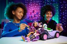 Monster High Ghoul Mobile – violetinis kabrioletas