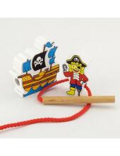 VIGA mediniai karoliukai piratų siuvimo blokai