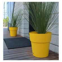 Gėlių vazonas su padėklu Ethica &Oslash;30x29cm garstyčių geltonumo