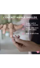 Lansinoh Contact Nipple Shields 20mm Art.70193 Nipple Shield with Case (2x24mm)