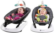 4moms BounceRoo  Infant Seat  Art.15745 Silver Plush