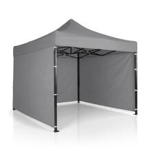 Sodo paviljonas 3 sienos 3 x 3m pilkas plonas