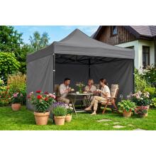 Sodo paviljonas 3 sienos 3 x 3m pilkas plonas