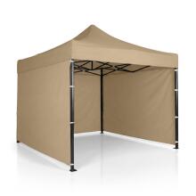 Sodo paviljonas 3 sienos 3 x 3m smėlinis