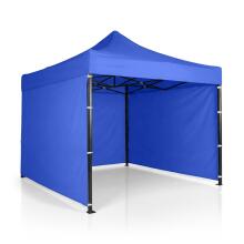Sodo paviljonas 3 sienos 3 x 3m mėlynas plonas