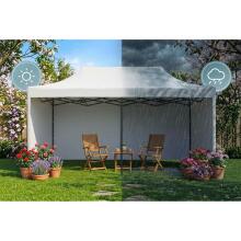 Sodo paviljonas 3 sienos 3 x 6m baltas plonas