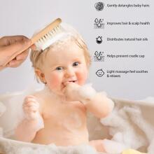 Aolso Wooden Brush Natural Art.289933  Children's comb with natural bristles