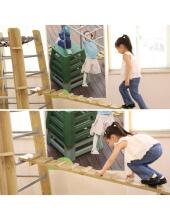 CLASSIC WORLD EDU Wooden Climbing Tower Ladder 360 Certificate