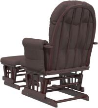 Bebe Basic Rocking Chair with Stool Art.290058 Cream  Supamoji kėdė