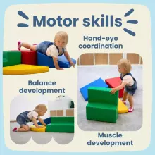 Foam Building Blocks – Soft Play Shape Set for Creative & Active Play (6 pcs)