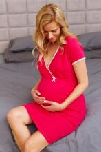 Doctornap  Cotton Night Dress Art.TCB.5160.VIVA_MAGENTA Cotton nightgown for pregnant/nursing