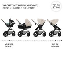 Kinderkraft Moov2 Air 3in1 Art.290378 Grey 3 viename kūdikio vežimėlis