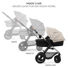 Kinderkraft Moov2 Air 3in1 Art.290378 Grey 3 viename kūdikio vežimėlis