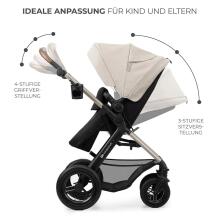 Kinderkraft Moov2 Air 3in1 Art.290378 Grey 3 viename kūdikio vežimėlis