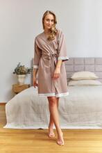 Dobranocka Art.SWW.7461.BEIGE chalatas nėščioms moterims