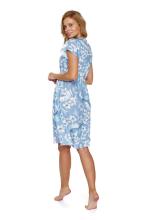 Doctornap  Cotton Night Dress Art.TM.5136.SANTORINI  Хлопковая ночная рубашка для беременных/кормления