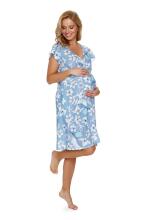 Doctornap  Cotton Night Dress Art.TM.5136.SANTORINI  Хлопковая ночная рубашка для беременных/кормления